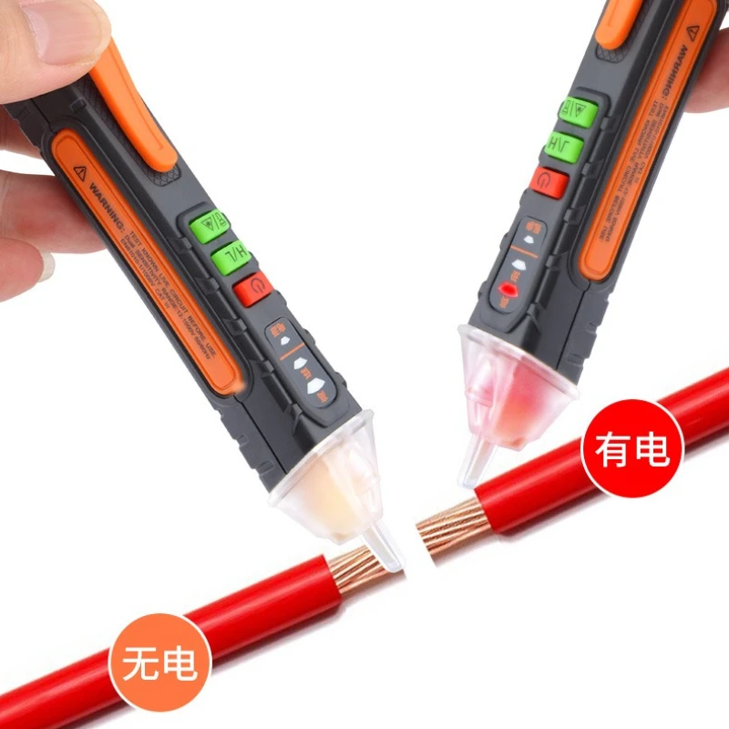 T-02B Non-contact Induction Intelligent Voice Tester, Electrical Line Maintenance Breakpoint Sound and Light Alarm