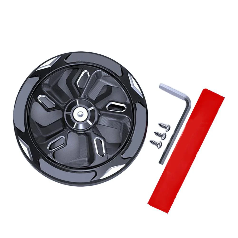 

Rotatable motorcycle fan cover aluminum radiator wind wheel cooling accessory for Honda NS125LA black red blue