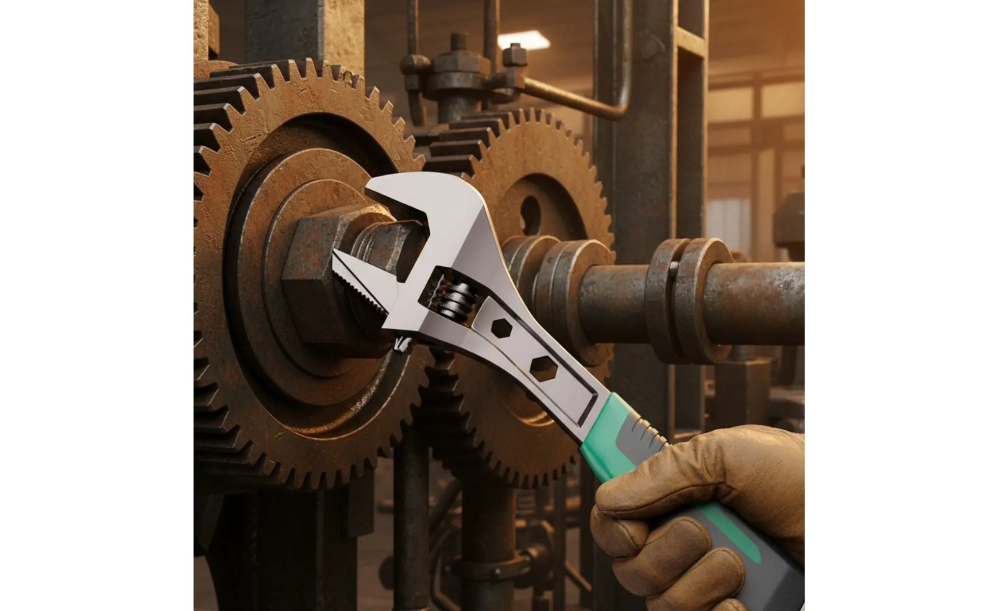 Toothed Adjustable Wrench Industrial Grade Adjustable Jaw Wrench Hand Tool High Hardness Non-Slip Grip for Plumbing Toothed Adjustable Wrench Industrial Grade Adjustable Jaw Wrench Hand Tool High Hardness Non-Slip Grip for Plumbing