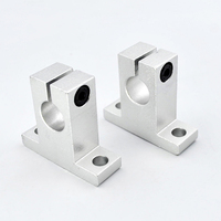 2pcs Linear Bearing Rail Shaft Support Sk8 Sk10 Sk12 Sk16 Sk20 Sk25 Aluminum Alloy CNC Router 3d Printer Parts Bracket