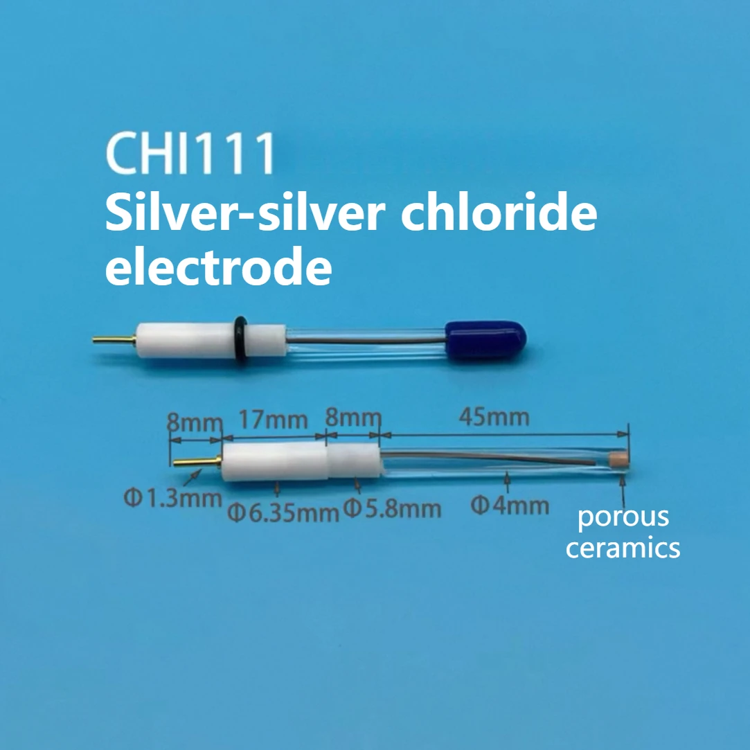 CHI111Ag/AgCI كلوريد الفضة والفضة رباعي فلوروباس القطب المرجعي CHI112 نوع السيراميك غير المغمور أيون الزئبق #3