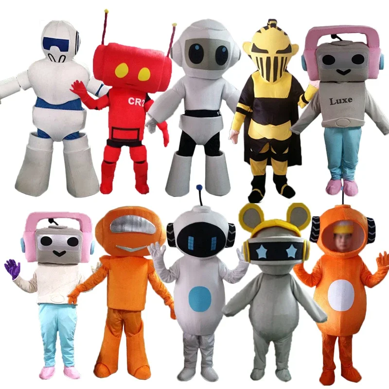 

Robot Mascot Costume Suits Cosplay Party Events Game cute Dress Outfits Advertising Promotion Carnival Halloween Easter Adults