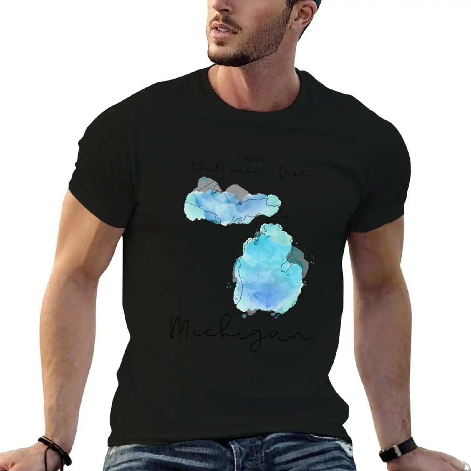 

man T-Shirt Michigan cotton I man shirt from with tshirt t that Woman Stand