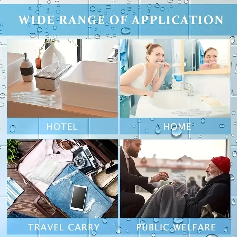 100/200Pcs Individually Packaged Disposable Travel Toothbrushes, Bath Toothbrushes, Bathhouse Toothbrushes, Soft Bristles Suitable for Adults and Camping, Hotel Guest Toiletries (Silver)