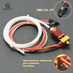 Ender 5 Hotend Kit for 24V Ender-5 3D Printer Extruder Head with Silicone Cover Aluminum Heat Block Assembled