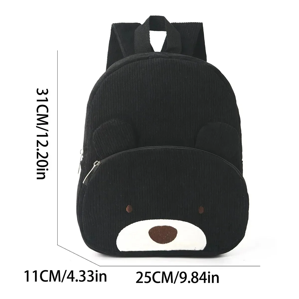 Personalized Toddler Backpack with Name - Bear Design 5