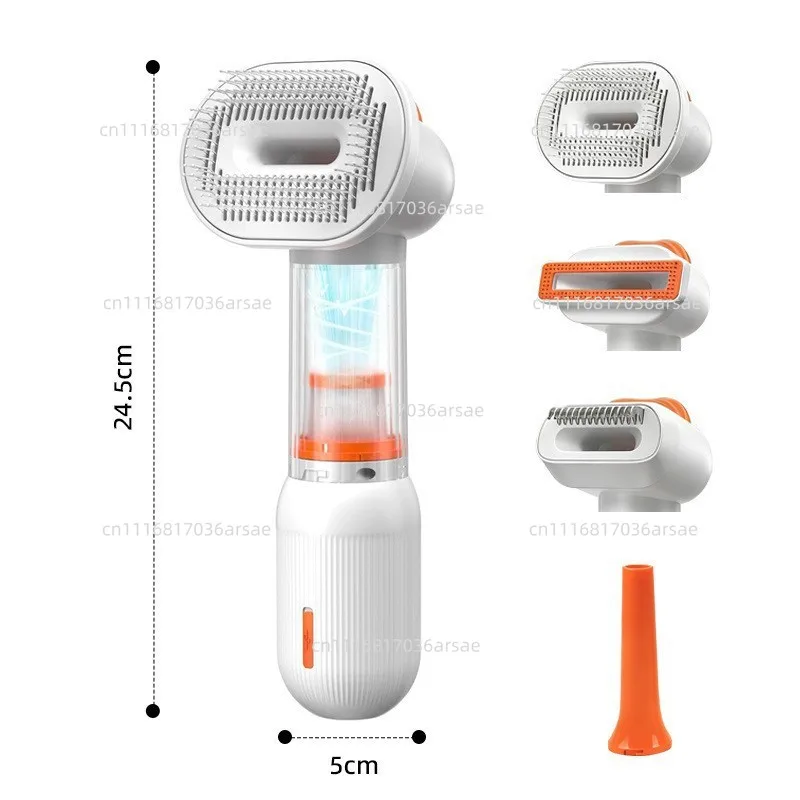 Pet Hair Vacuum Blower Multifunctional Deshedding Knot Opening Comb For Dog Cat