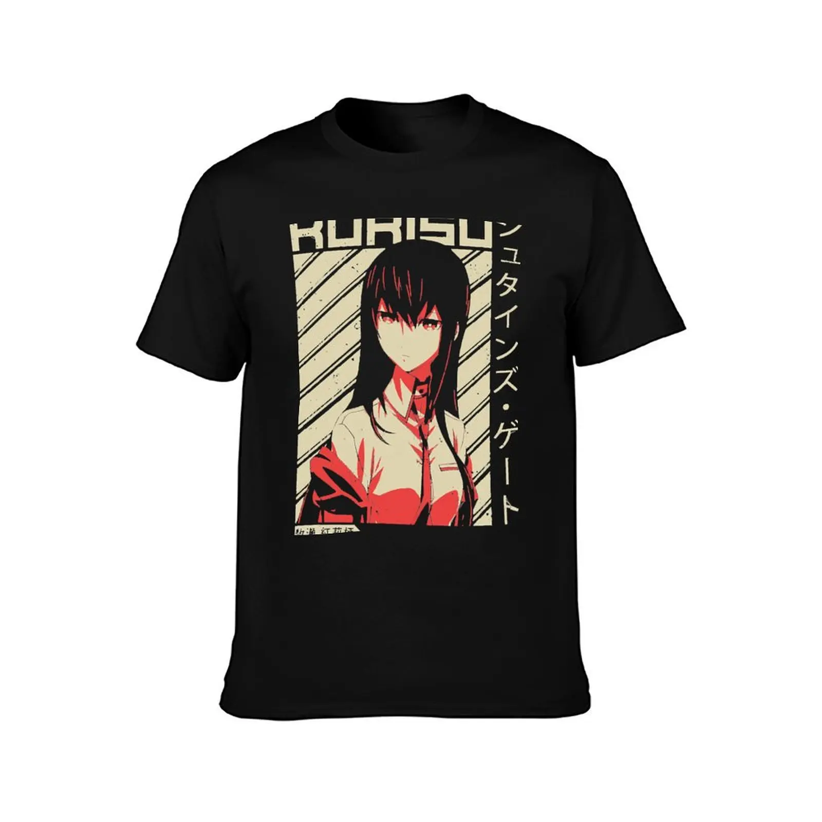 Steins Gate 0 Makise Kurisu- Anime Shirt T-Shirt for a boy vintage blue archive mens shirts graphic tee