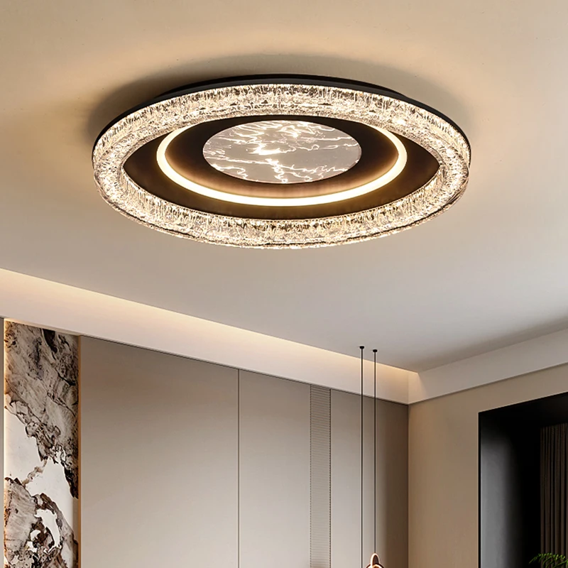 Modern Acrylic LED Ceiling Light Minimalist Flush Mount Smart Lamp Living Room Bedroom Home Decor