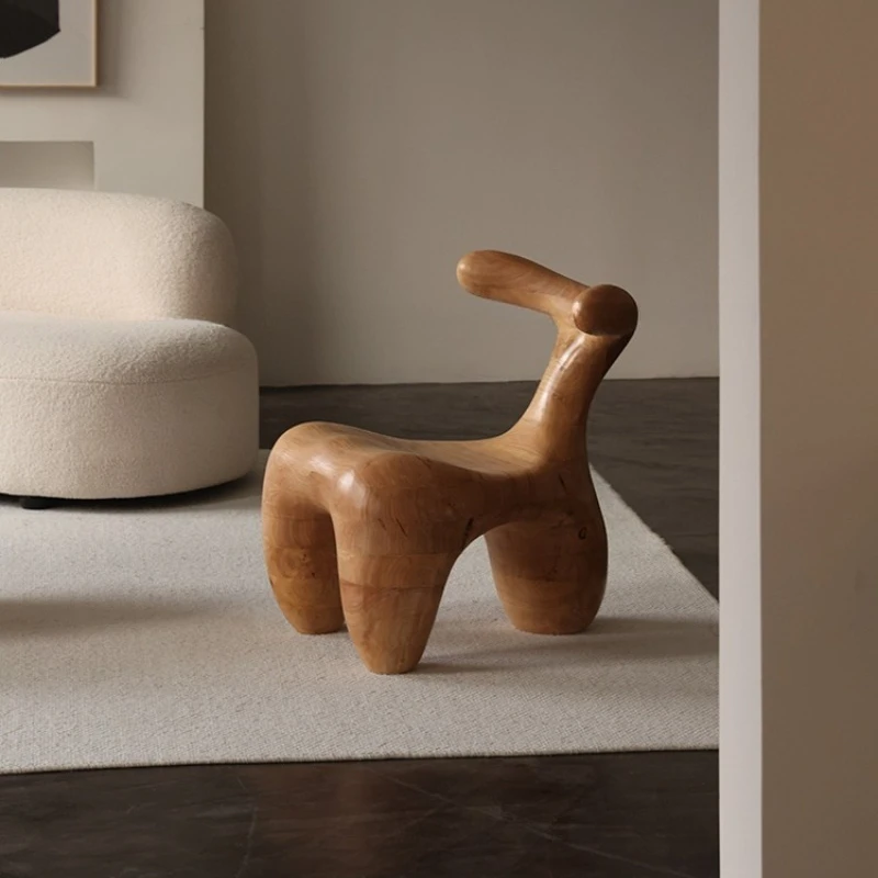 

Ancient style master chair log single sofa chair living room style furniture villa pure solid wood leisure chair