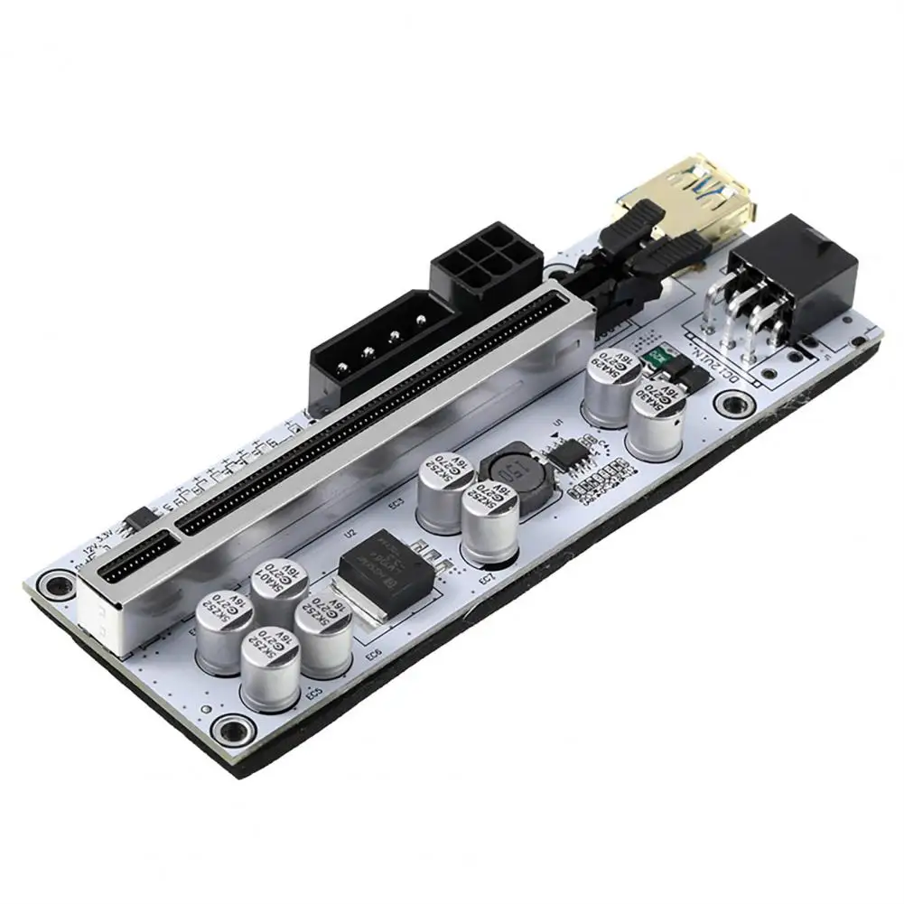 금속 솔리드 캐패시터 기술 어댑터 카드, 전문 GPU Pci-e 라이저, 채굴용 Eth Btc용 1x ~ 16x 연장 케이블