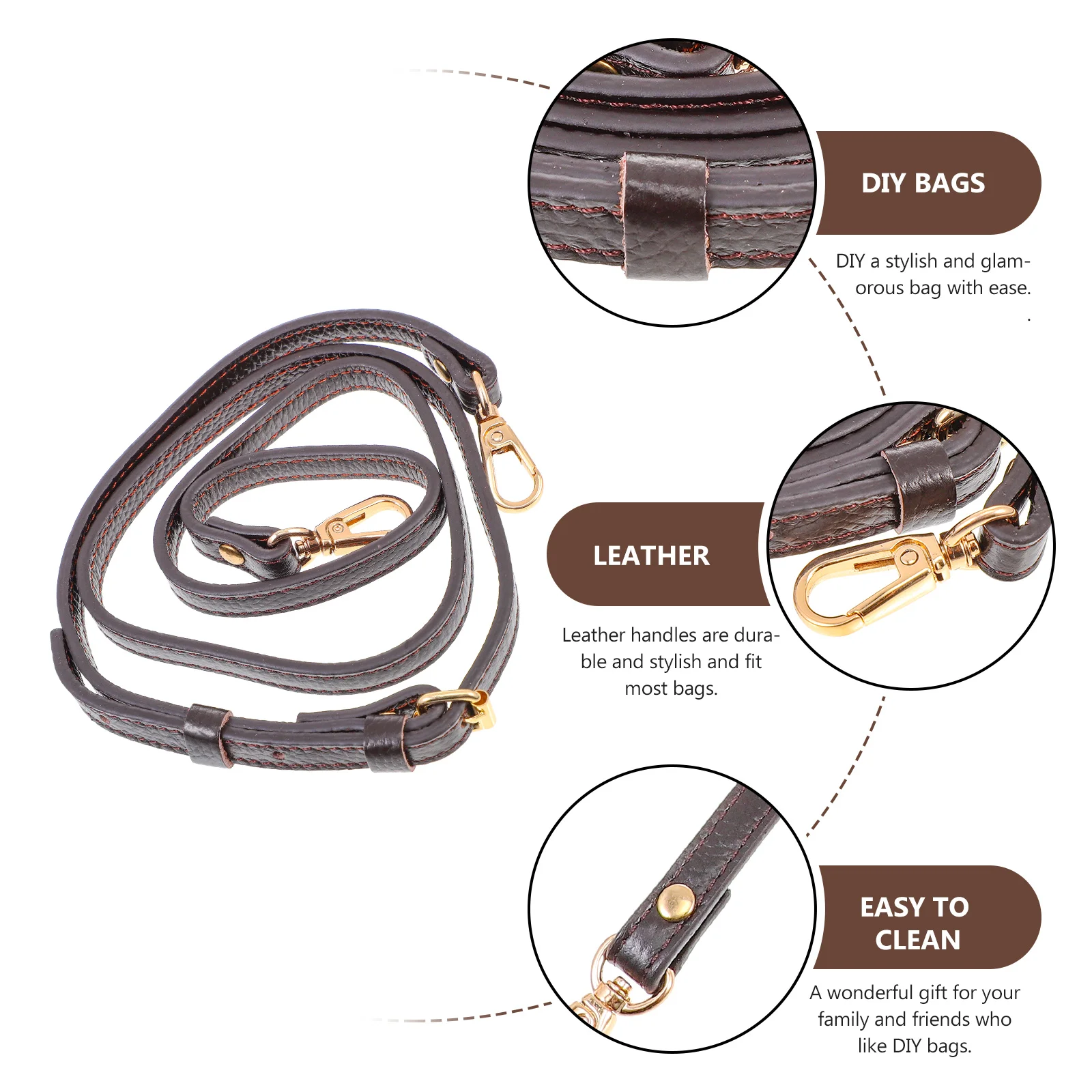 

Adjustable Bag Shoulder Strap Replacement for DIY Clutches Crossbody Replacement Purse Strap Bag Shoulder Belt