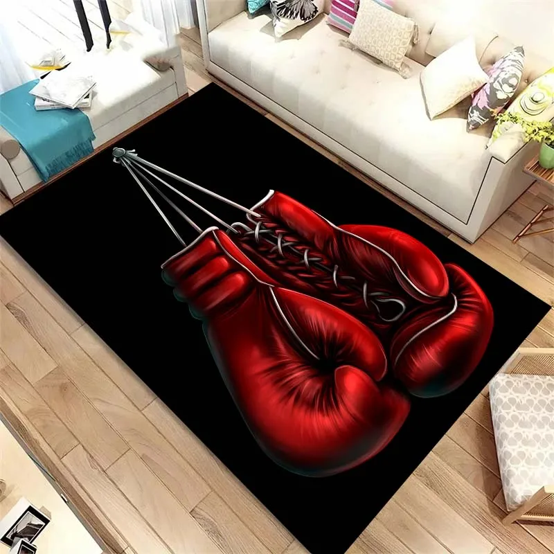 

Boxing Gloves boxing area carpet, living room sofa area housewares children's room baby mat, kitchen carpet birthday present