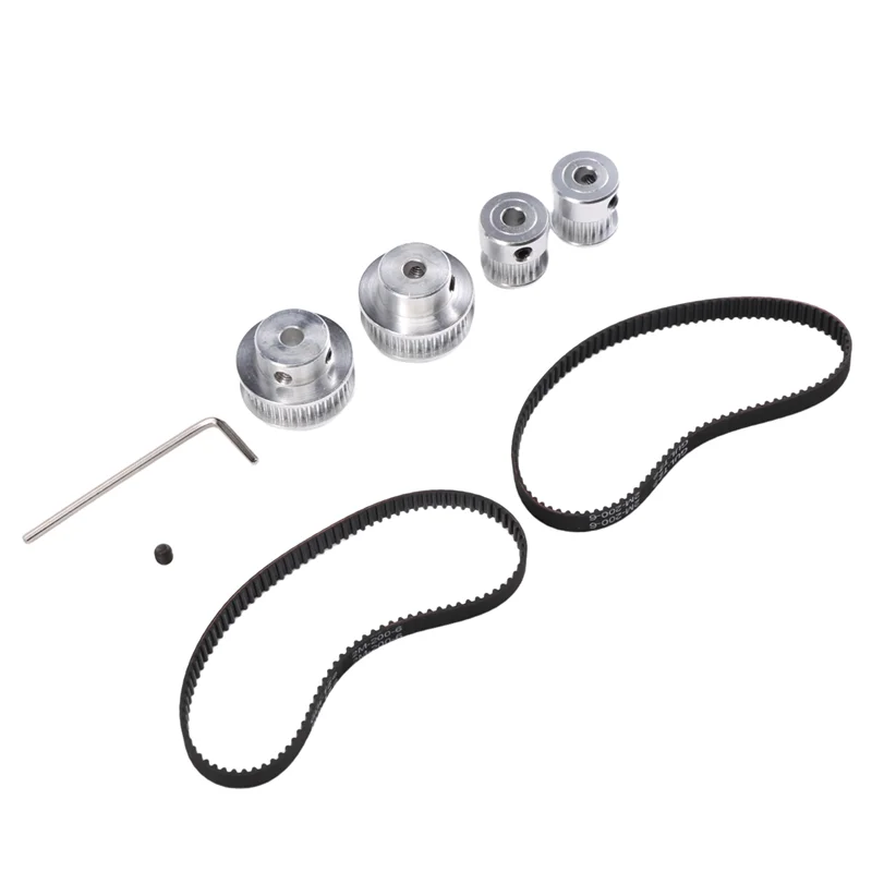 

Qy-2 комплекта GT2 натяжной шкив ремня ГРМ, комплект алюминиевых синхронных колес для 3D-принтера, механический привод с ЧПУ