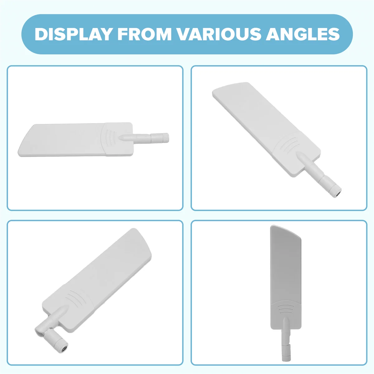 

Antenna 1PCS 5G/3G/4G/GSM Full Band Glue Stick Omni Wireless Smart Meter Router Module Gain 40DBi Antenna, White SMA Male