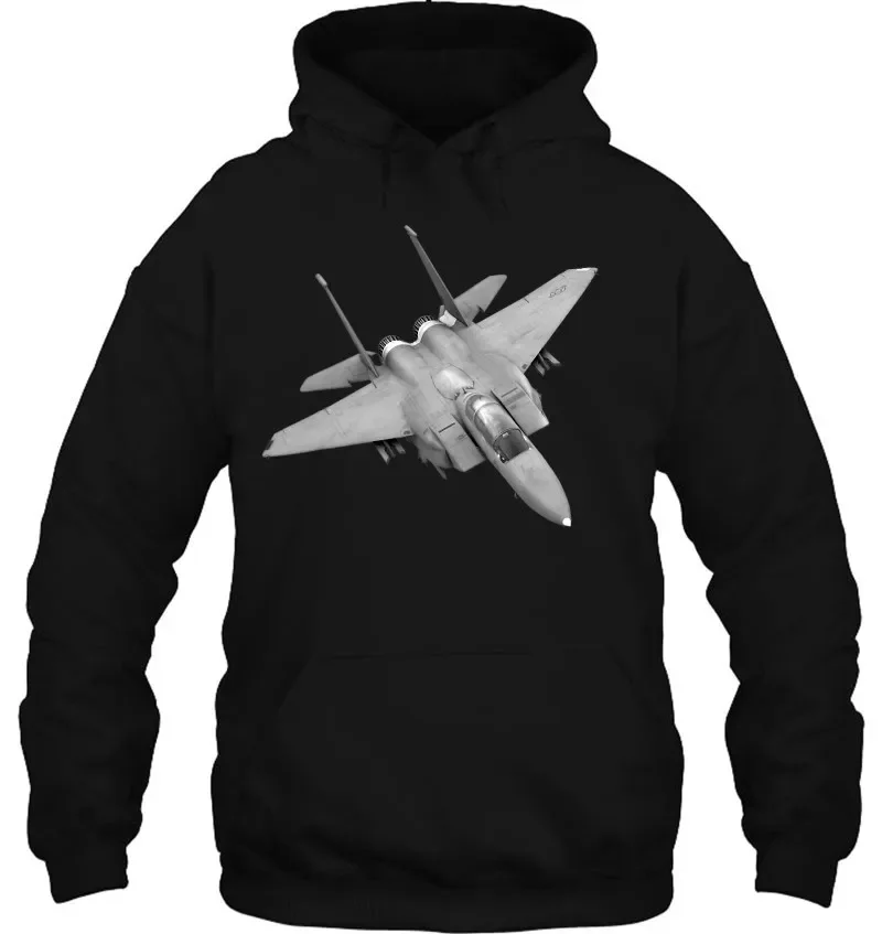 

Military’s Jet Fighters Aircraft Plane F15e Strike Eagle Men Hoodie Full Casual Cotton Autumn and Winter Sweatshirts