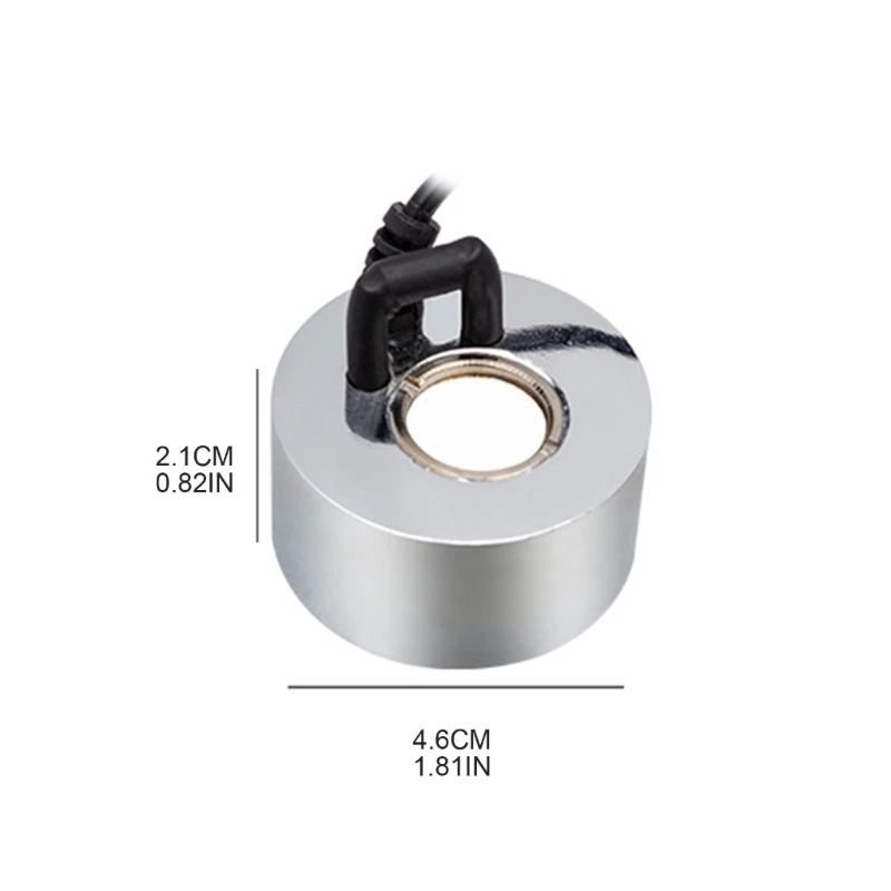 เครื่องทำละอองขนาดเล็กอะลูมิเนียม400มล./ชม. เครื่องทำหมอกเครื่องสร้างความชื้นในบ่อน้ำน้ำพุน้ำสำหรับวันหยุดวันฮาโลวีน