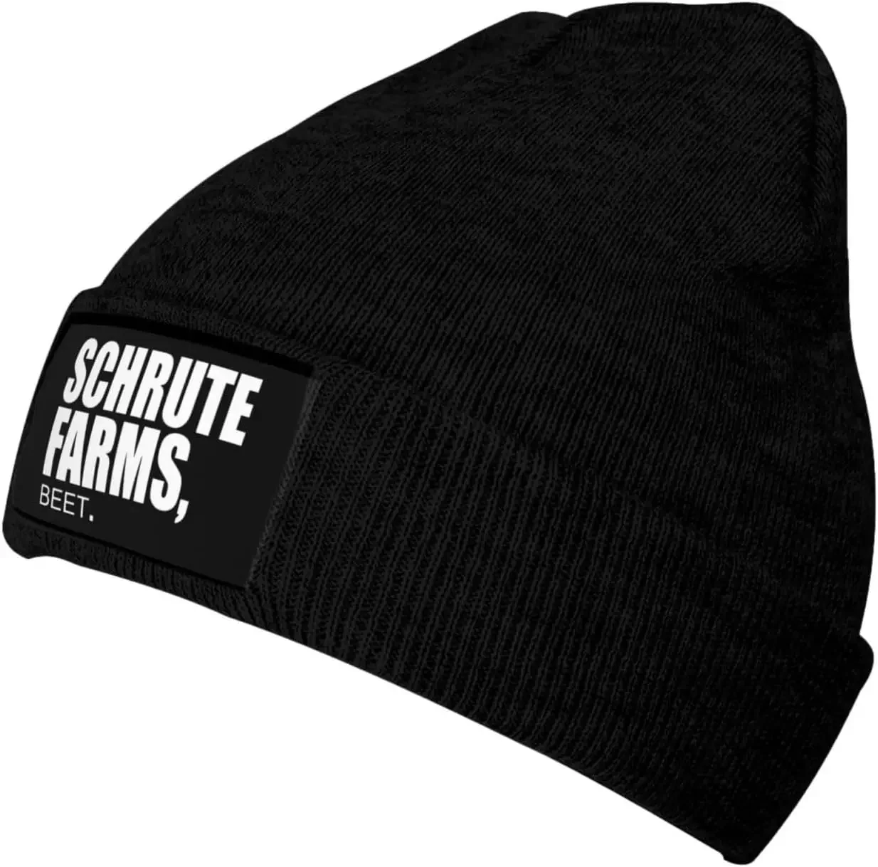 Schrute Farms Bed and Breakfast The Office Beanie Hat for Women Men Winter  Cuffed Knit Skull Cap Warm Ski s