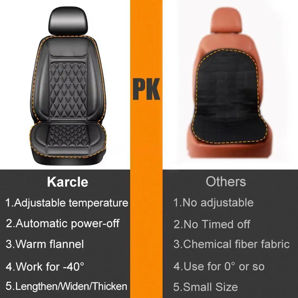 غطاء مقعد السيارة الساخن مع 3 أوضاع وسادة مقعد عالمية غطاء مقعد مريح مع دعم خلفي كامل في الشتاء