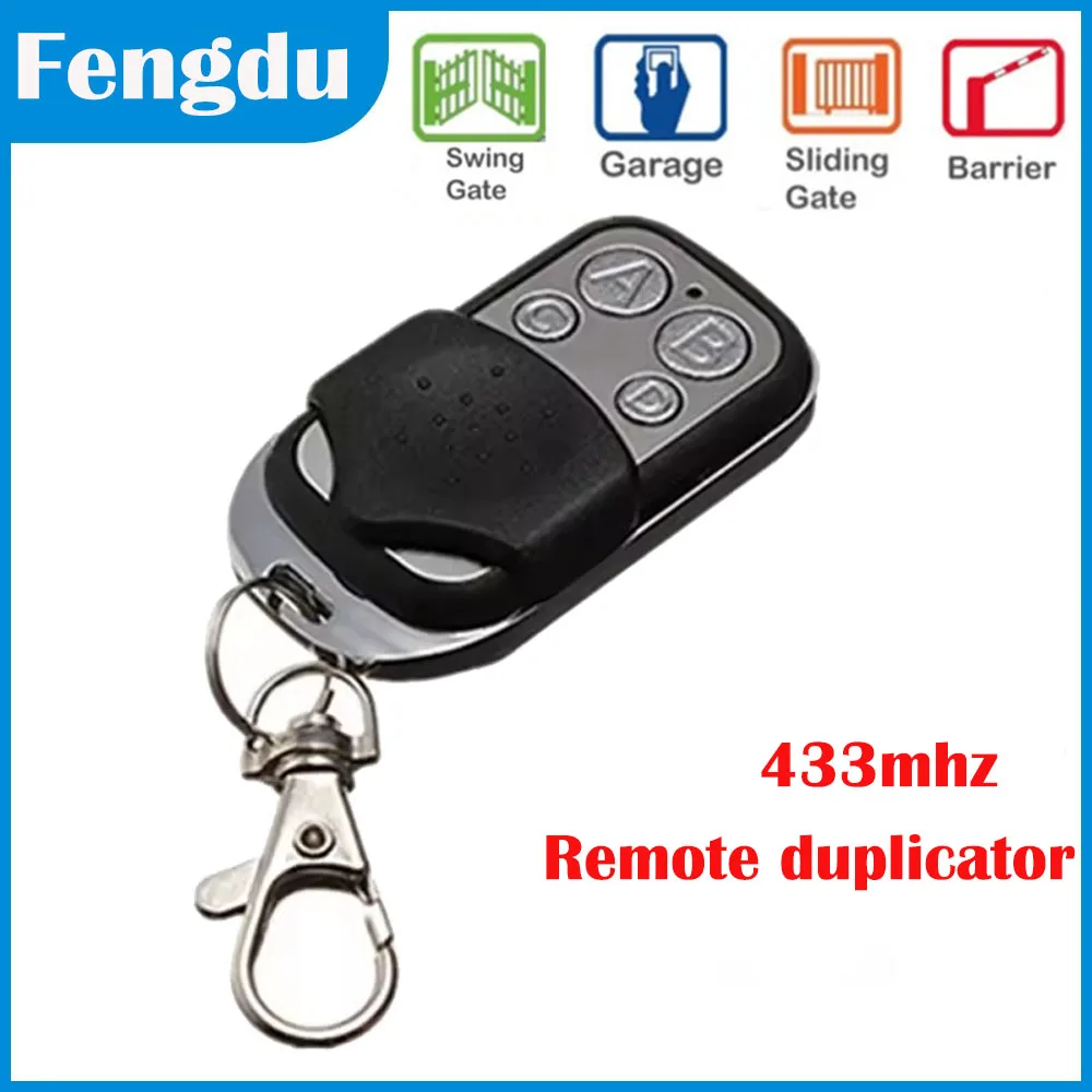 universal gate remote control garage door controls 433 mhz garage control duplicator fixed code 4 buttons