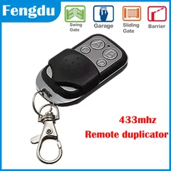 universal gate remote control garage door controls 433 mhz garage control duplicator fixed code 4 buttons