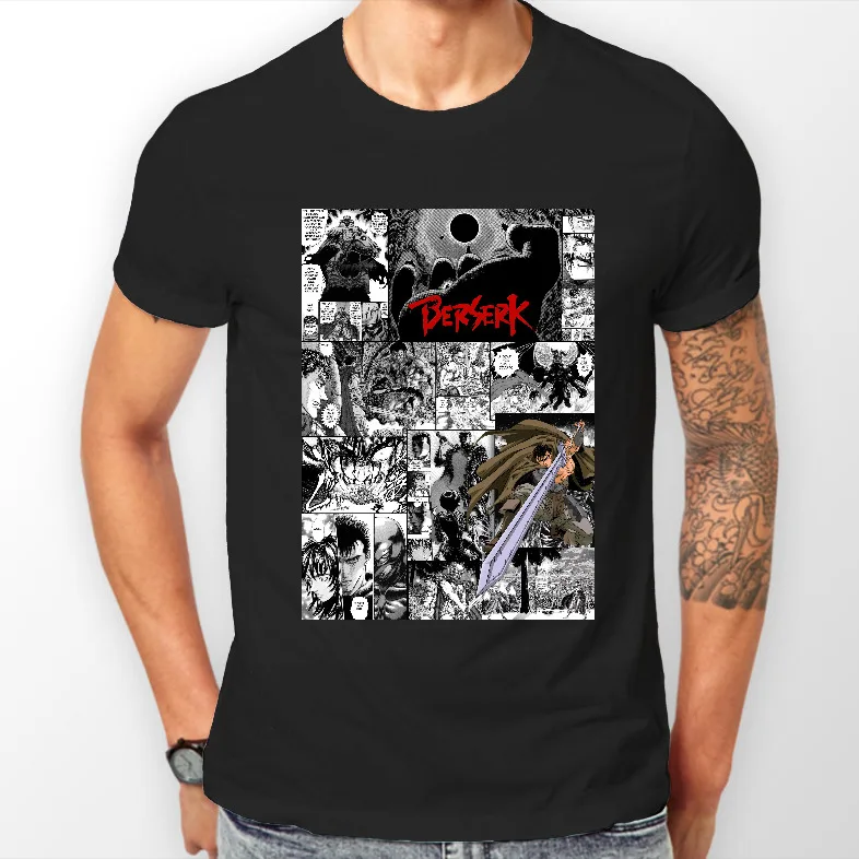 

Berserk Manga Strip Guts Berserker Armour Anime Tshirt T-Shirt Tee ALL SIZES