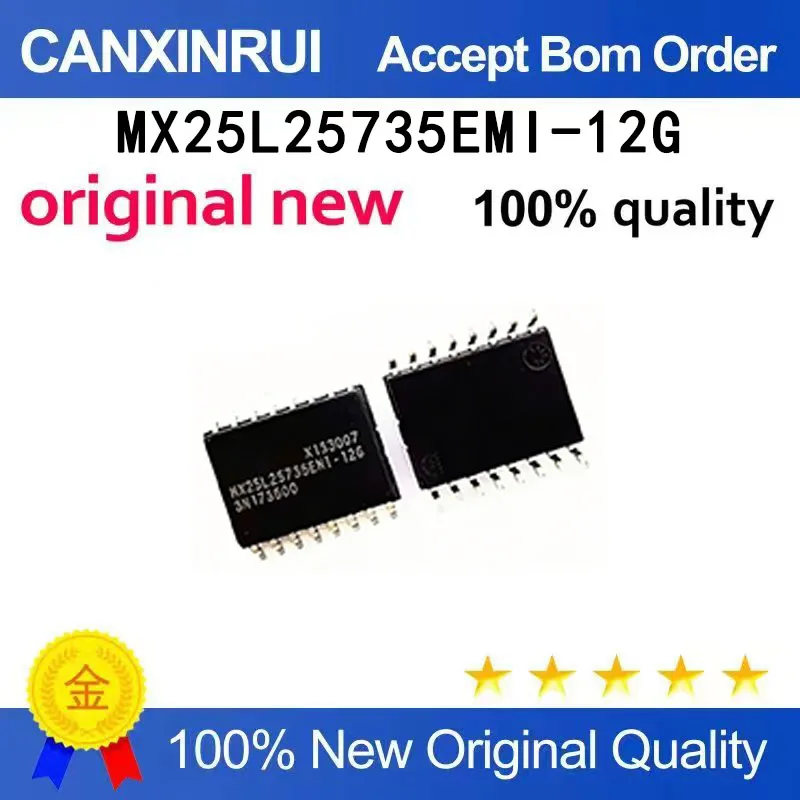 

(5-100 pieces)Brand new original MX25L25735EMI-12G package SOP16 spot chip IC