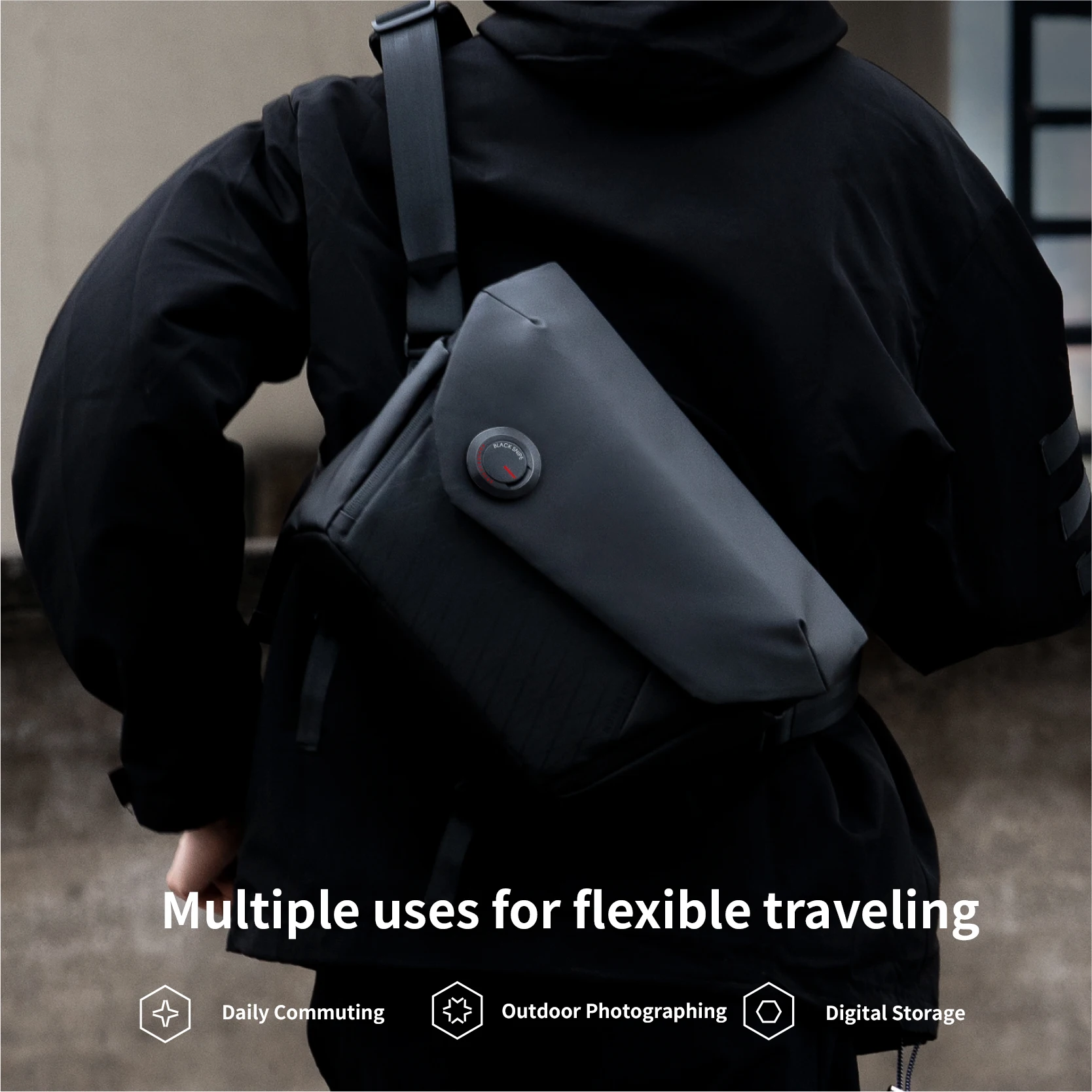 

New VSGO V-BP04 6L Wholesale Factory Price Multi-functional Commuting Professional Travel Camera Sling Video Bag