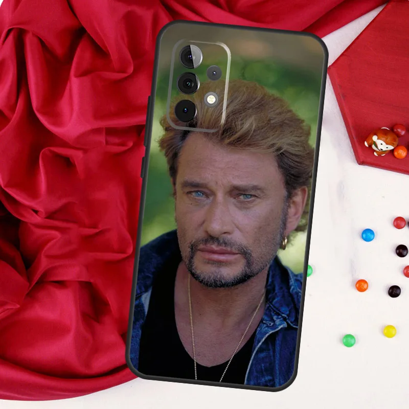 Johnny Hallyday Music Case For Samsung Galaxy A54 A34 A14 A51 A71 A12 A22 A32 A52 A13 A23 A33 A53 A73 Coque