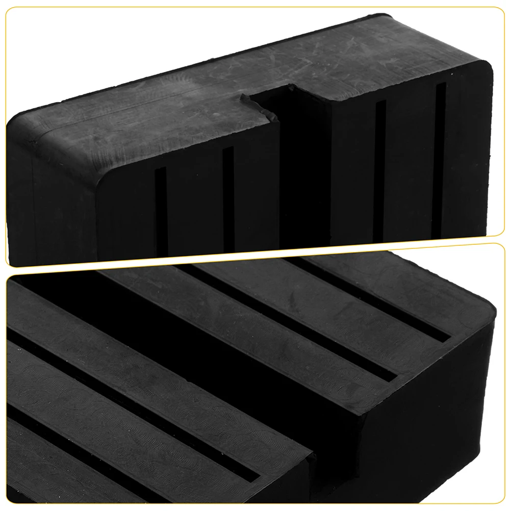 

2Pcs Car Rubber Pad Durable Non-slip Surface Automotive Adapter Floor Jack Stand Floor Jack Adapter Rubber Pads