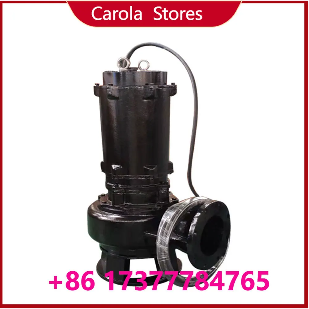 Industrial Submersible Sewage Pump with Wide Flow Channel Anti-Clog Impeller for Chemical Sludge and Wastewater Treatment