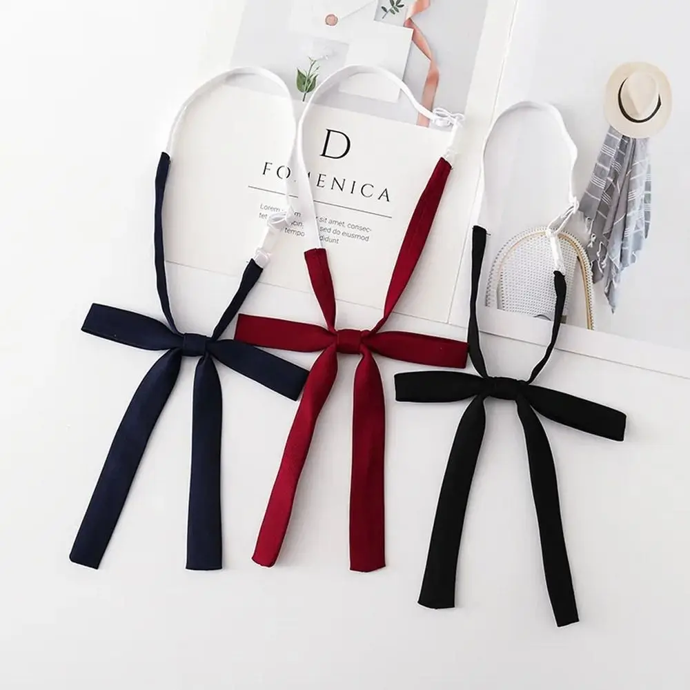 Fashion Neck Flower Bow Tie Japanese JK Style Uniform Shirt Handmade Bowtie Clothing Accessories Cosplay Uniform Bow Tie Woman