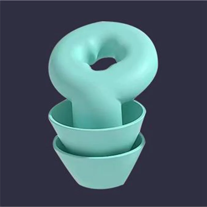 

ABAN Soft Ear Plugs For Noise Reduction Waterproof Silicone Ear Plug For Sleeping Airplanes Noise Sensitivity Durable Green