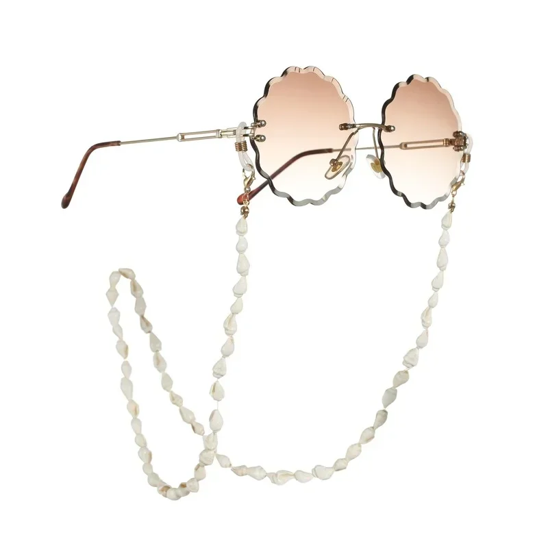 2020 Chic irregular imitation pearl glasses chain hanging neck Chain glasses rope lanyards sunglasses accessories