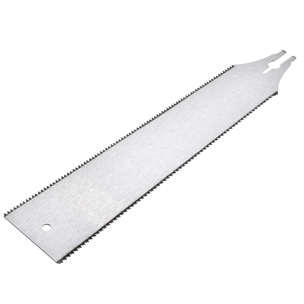 U50 1pcs Saws Japanese Double Edge Hand Saw 3 Side Teeth Woodworking Pull Saw For Tenon Wood Bamboo Plastic Cutting