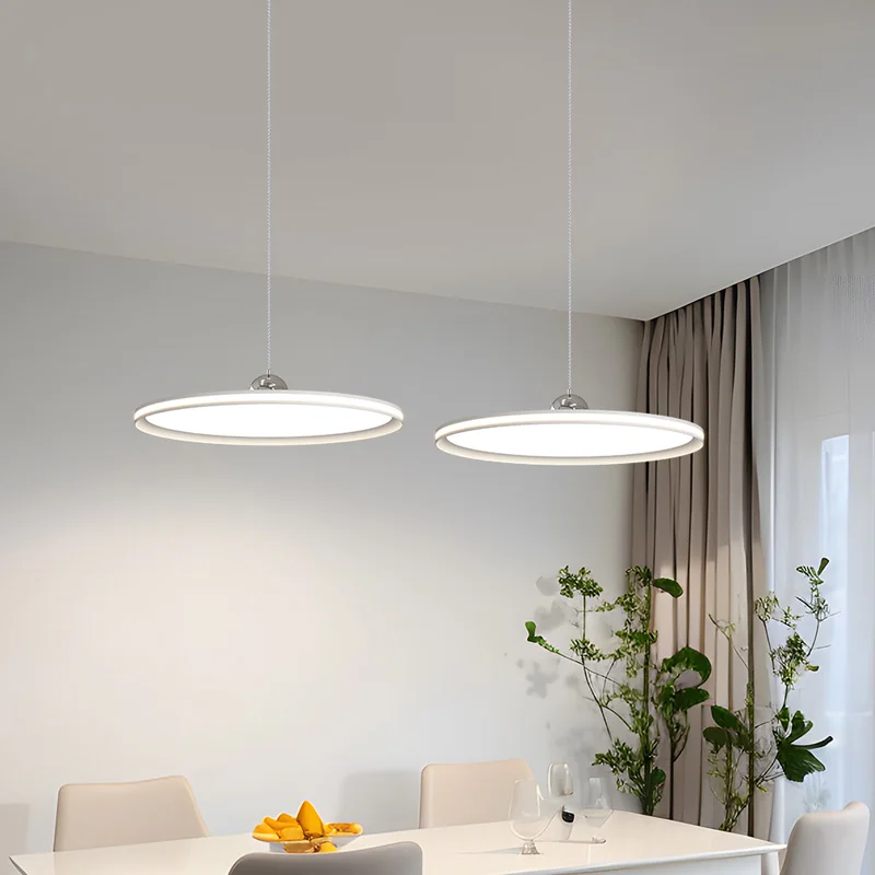 

Nordic Lamp LED Pendant Light Island For Dinning Living Room Table Kitchen Flying Saucer Lamps Kitchen Indoor Lighting