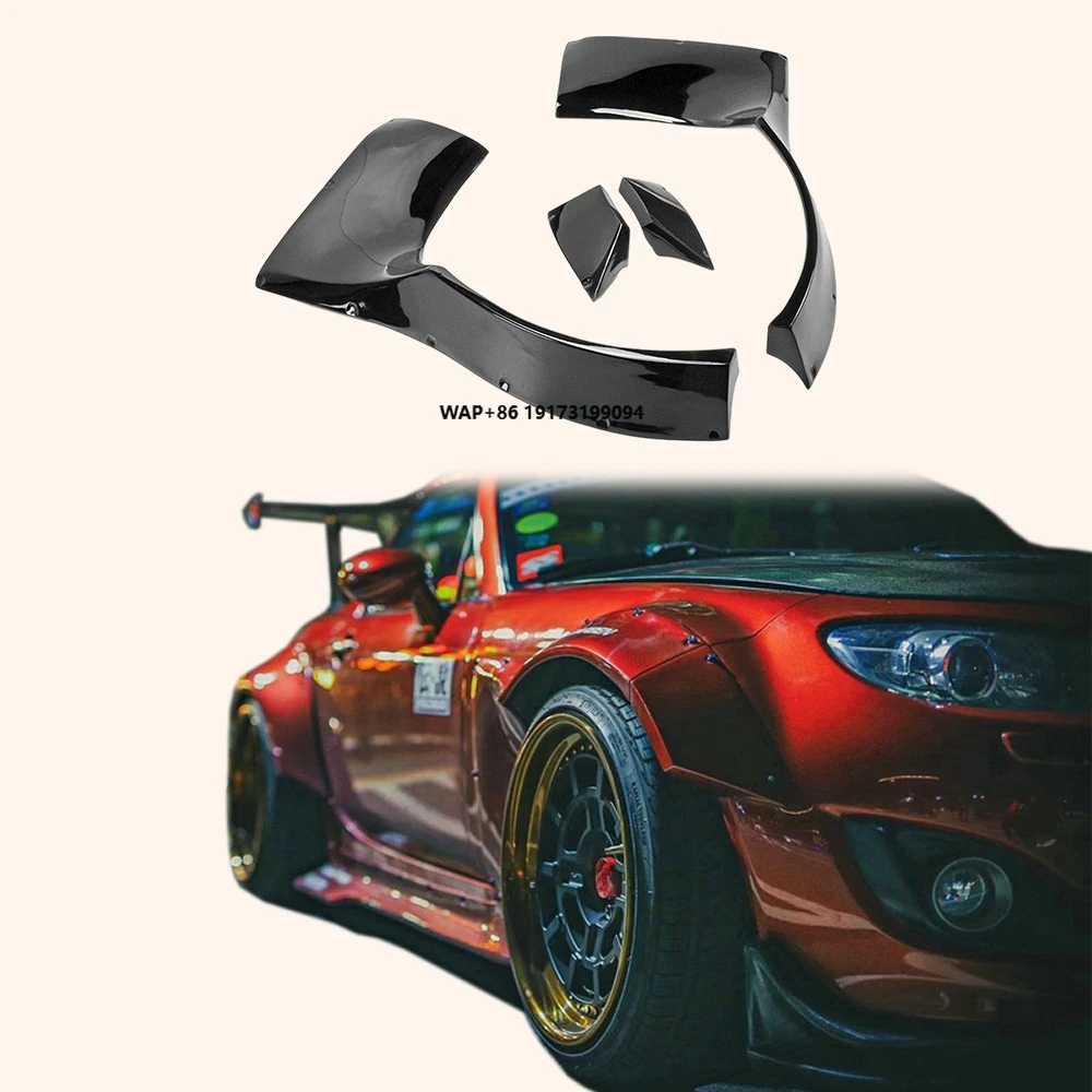 

Расширители передних крыльев MX5 NC NCEC Roster Miata SW Style, FRP, широкие, +60 мм