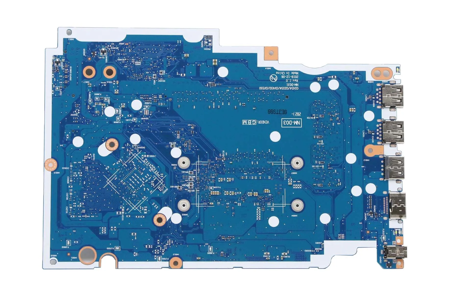 5B20S44270 5B21B36558 NM-D031 For ideapad 3-15IIL05 Motherboard CPU I3-1005G1 4G