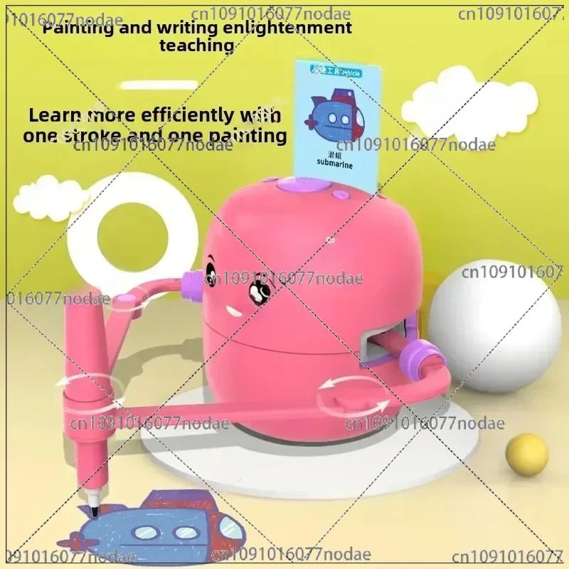 Hot Children Early Childhood Education Intelligent Painting Drawing Enlightenment Learning Machine Painting Robot Art Treasure