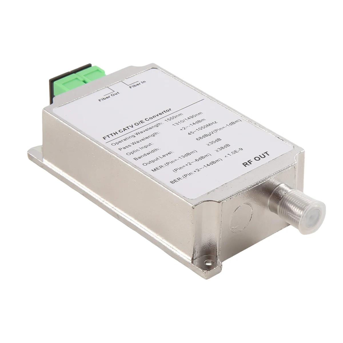 A57G-Mini CATV FTTH استقبال الألياف البصرية WDM عقدة RF محول الثلاثي الحد الأدنى داخلي AGC 1310nm/1550nm بدون طاقة