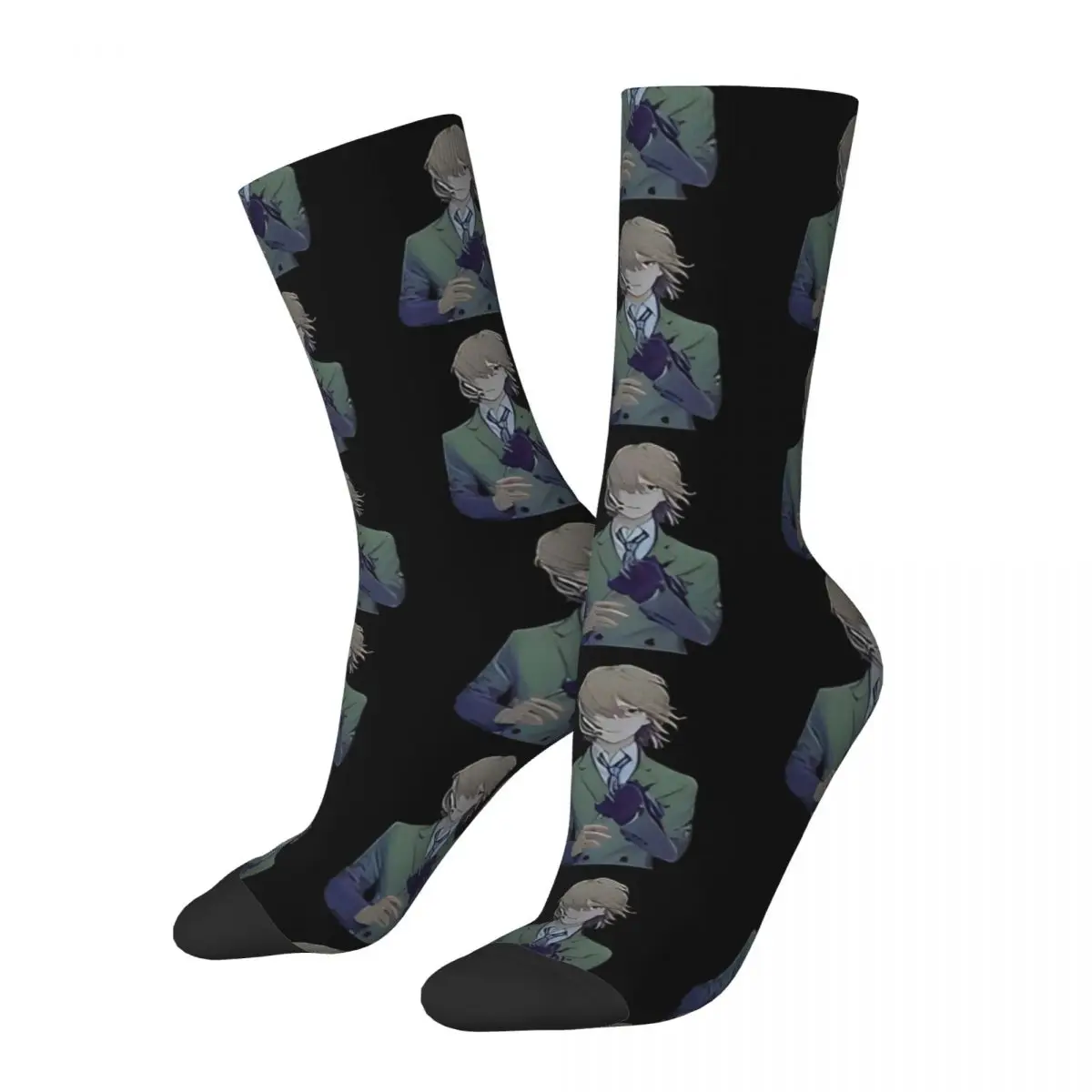 Autumn Winter Harajuku Unisex Goro Akechi Persona 5 Socks Anime Akech Socks Sweat Absorbing Basketball Socks