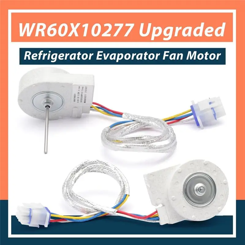Gen Basic WR60X10277 Upgraded Refrigerator Evaporator Fan Motor Replacement For GE Fridge Freezer Evap Replace Parts 197D2039P01