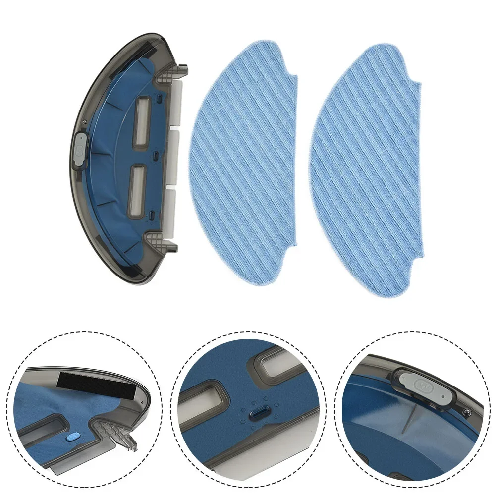 3pcs/set Mop Plate Mop Cloth Set Vacuum Cleaner Accessories Parts For RR6825WH RR6875WH Explorer Series 20 Explorer Series