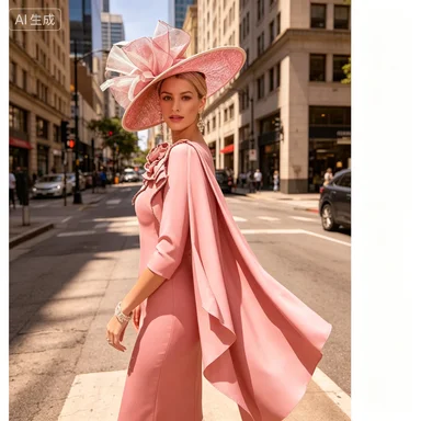 

Customized 3D Flower Mother of Birde Dresses 2026 for Women Wedding Pearls O Neck Elegant Evening Dress Prom Gowns Midi