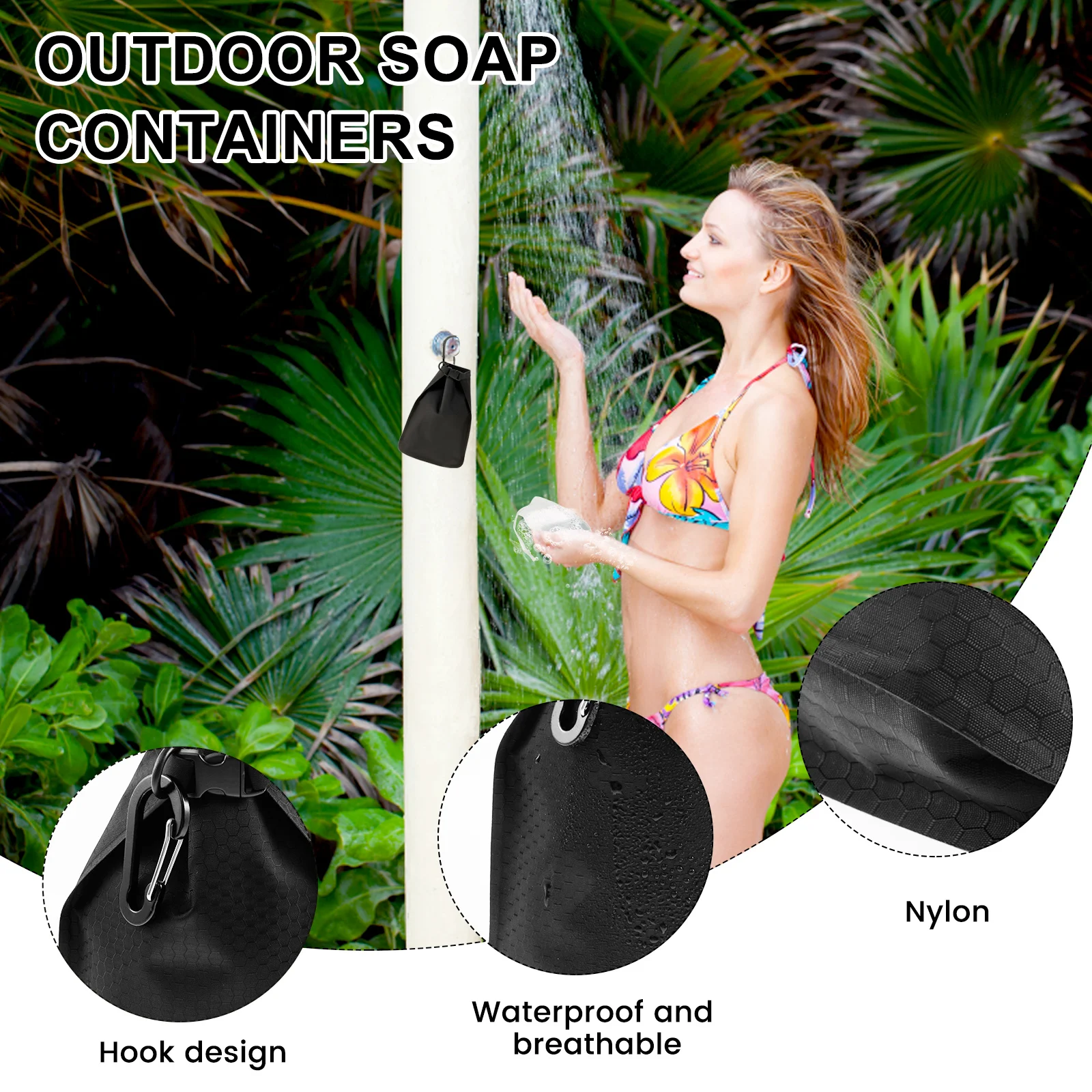 1/24Pcs Soap Bar Case Dish Bag Waterproof & Leakproof Bar Soap Travel Case Multi-functional Travel Storage Bag For Outdoor