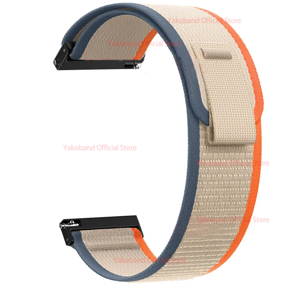 Voor HUAWEI-22Mm Nylon Horlogeband 20Mm 24Mm Sport Smart Watch Vervanging Polsband