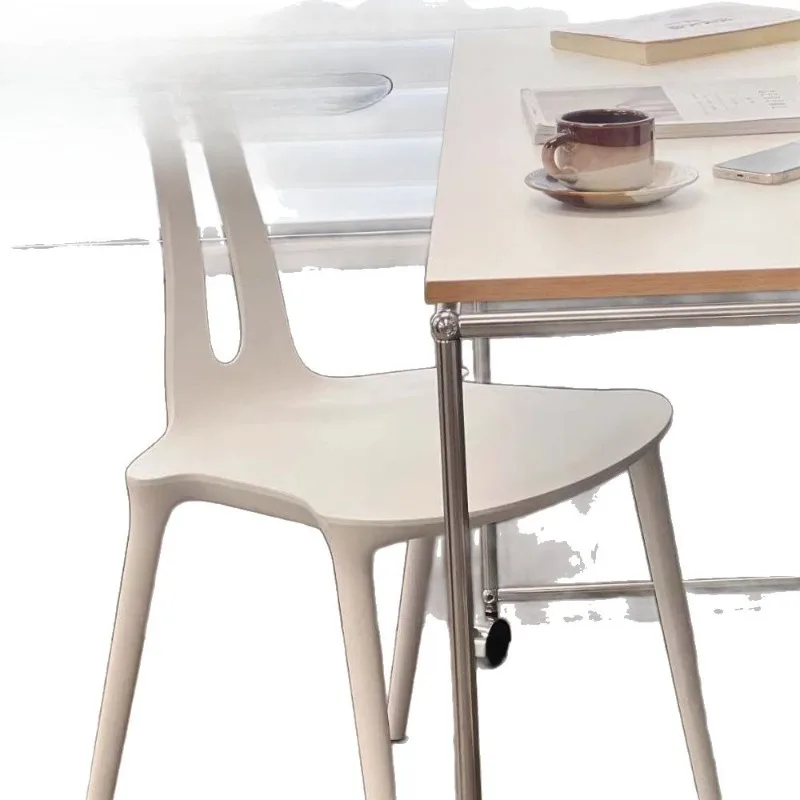 Dopamine new chair premium minimalist island platform acrylic backrest Internet celebrity home transparent dining chair