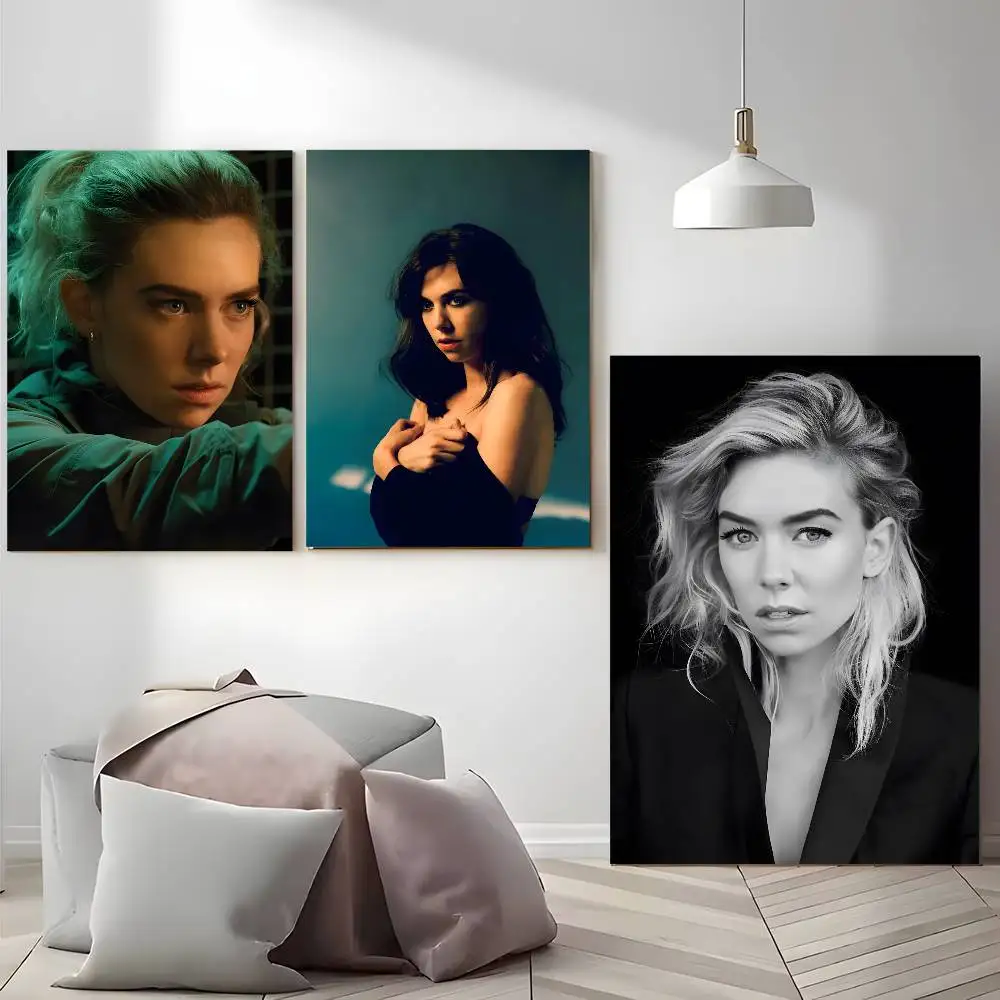 الممثلة V-فانيسا كيربي ملصق فني ذاتي اللصق مقاوم للماء ورقة ملصق مقهى بار غرفة النوم جدار ديكور #2