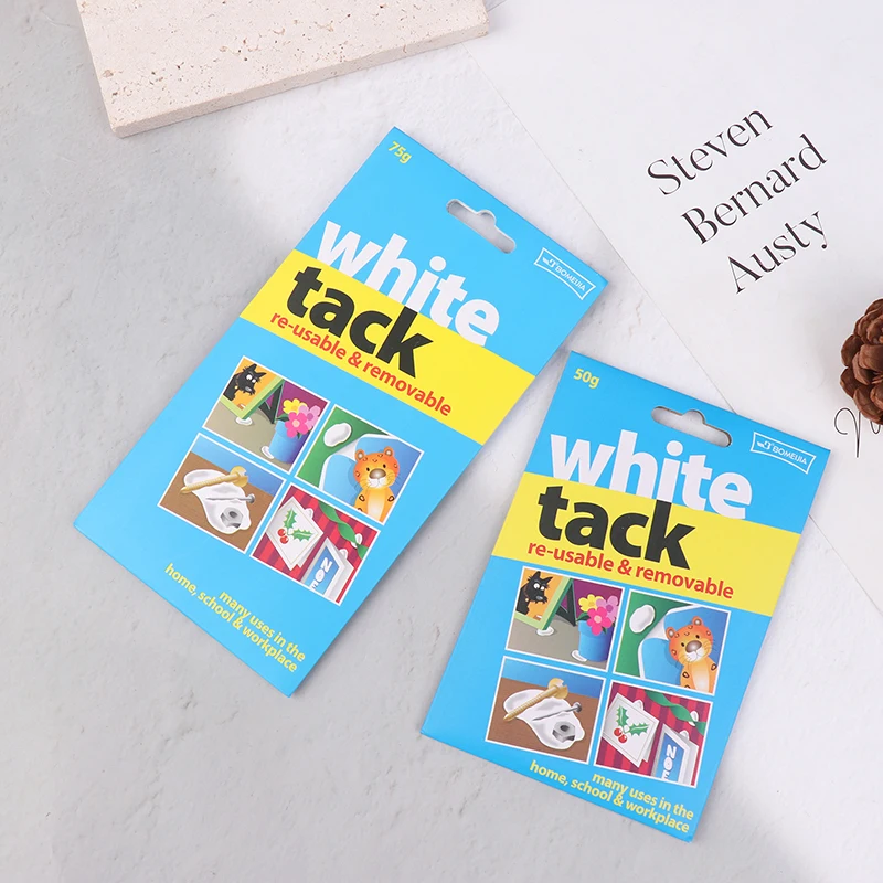 White Tack Reusable Adhesive Putty Sticky Tack Non-Toxic Removable Wall Frames Party