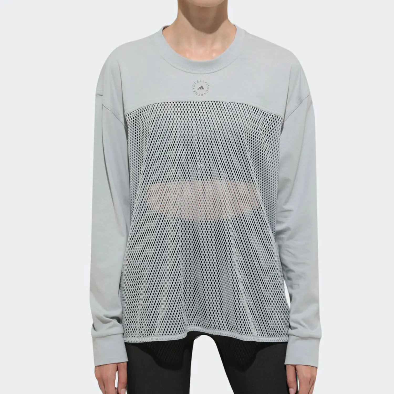 

Adidas Genuine Seasonal, новая женская повседневная футболка с длинными рукавами и сетчатой вставкой FU3984